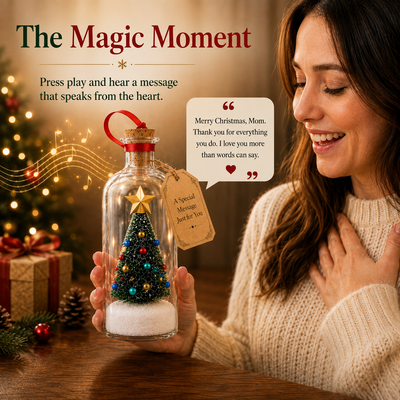 Everwish Recordable Christmas Tree in a Bottle