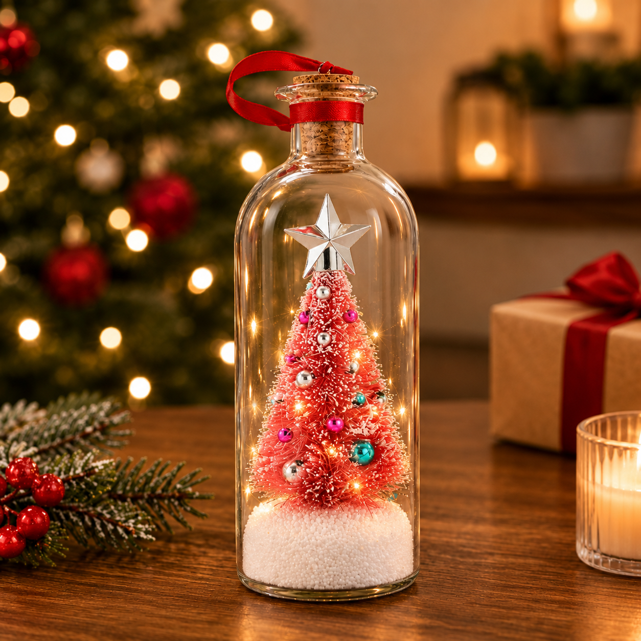 Everwish Recordable Christmas Tree in a Bottle