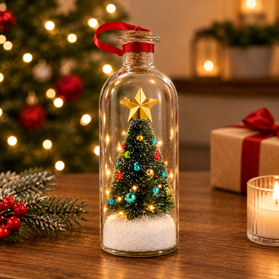 Everwish Recordable Christmas Tree in a Bottle