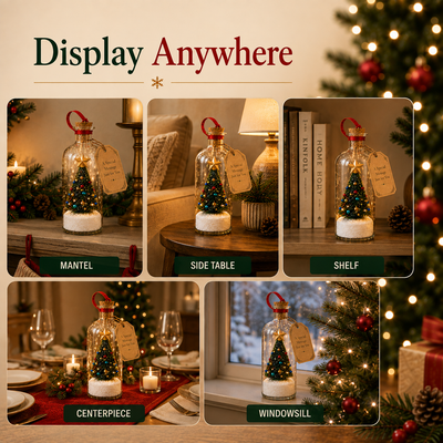 Everwish Recordable Christmas Tree in a Bottle