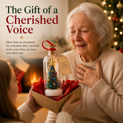Everwish Recordable Christmas Tree in a Bottle
